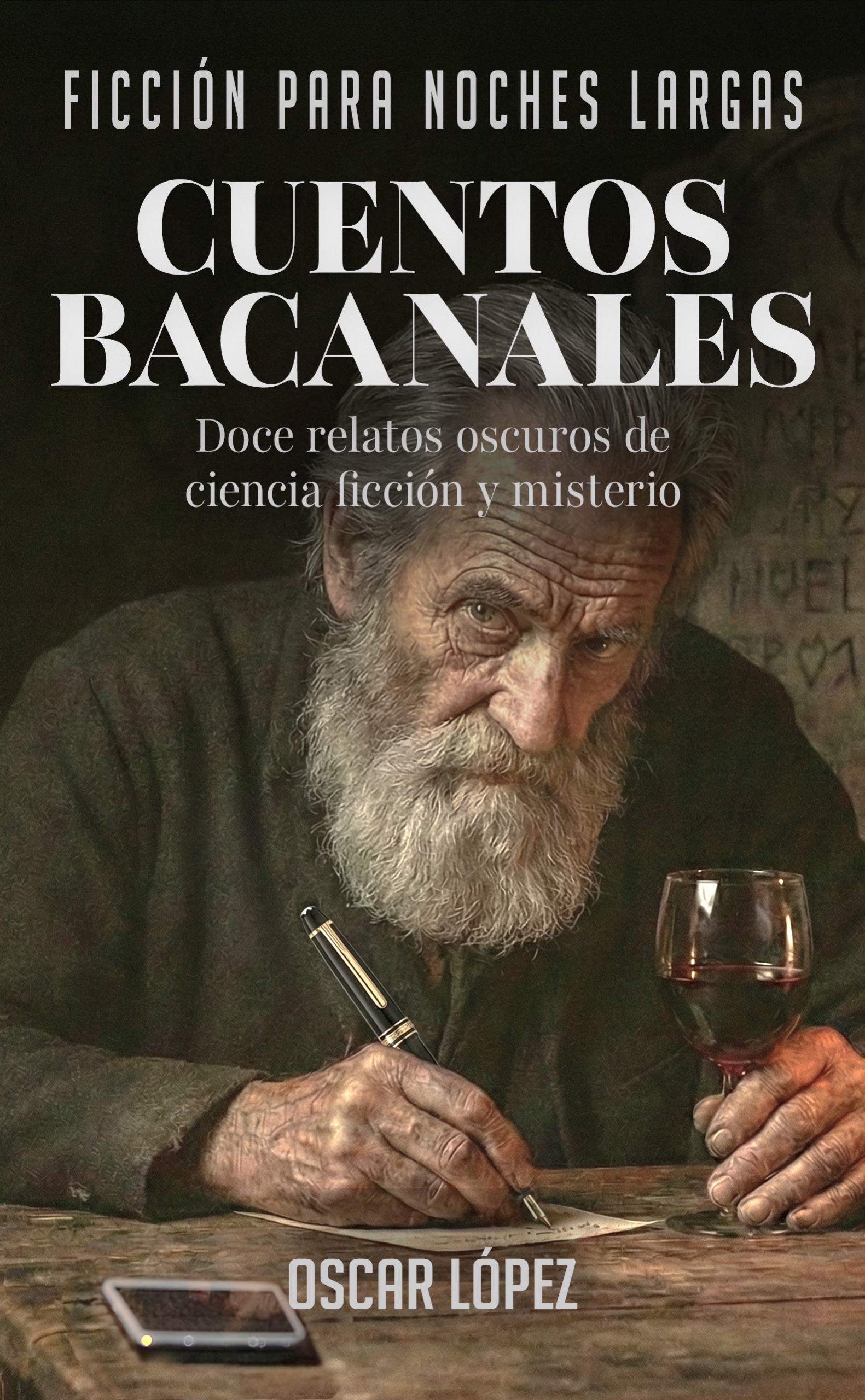 Portada de Cuentos bacanales de Oscar López